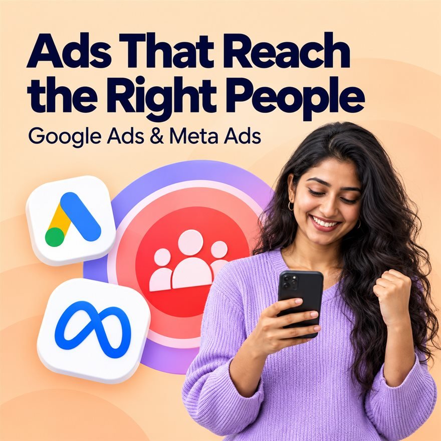 Ads that reach the right people: Google Ads and Meta audience targeting