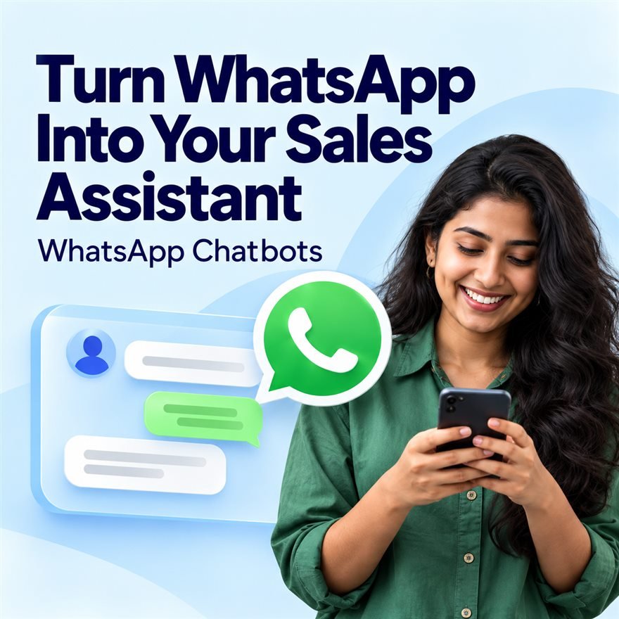 Turn WhatsApp into your sales assistant: automated chat replies on a phone