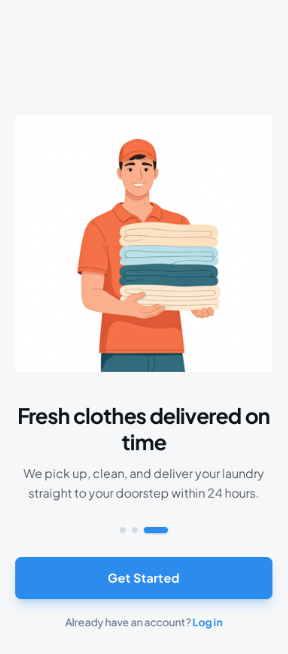 Fresh clothes delivery