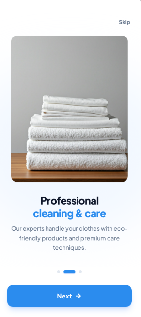 Professional cleaning promise