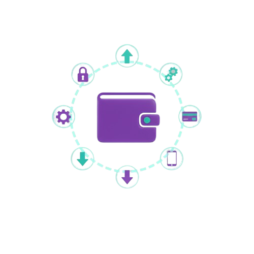 Volume & Wallet Controls illustration