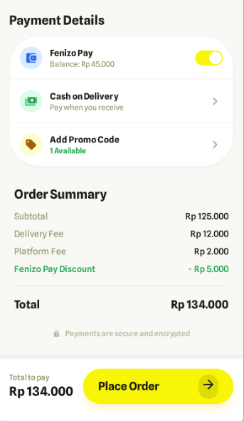 Checkout address and instructions