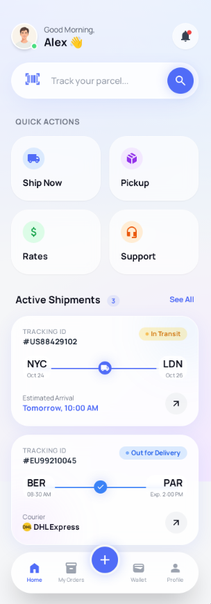 Logistics software development hero image