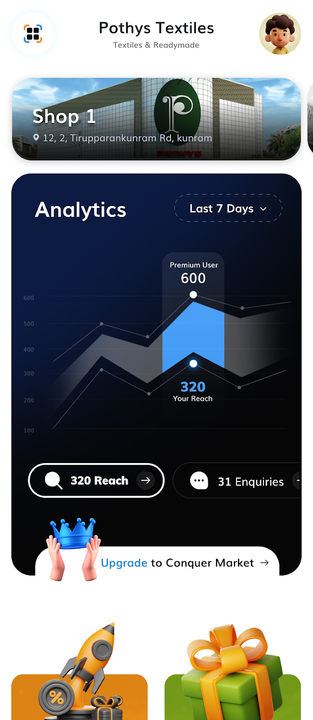 Business Management Application app screenshot