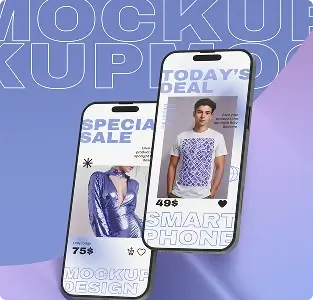Mobile ad mockup