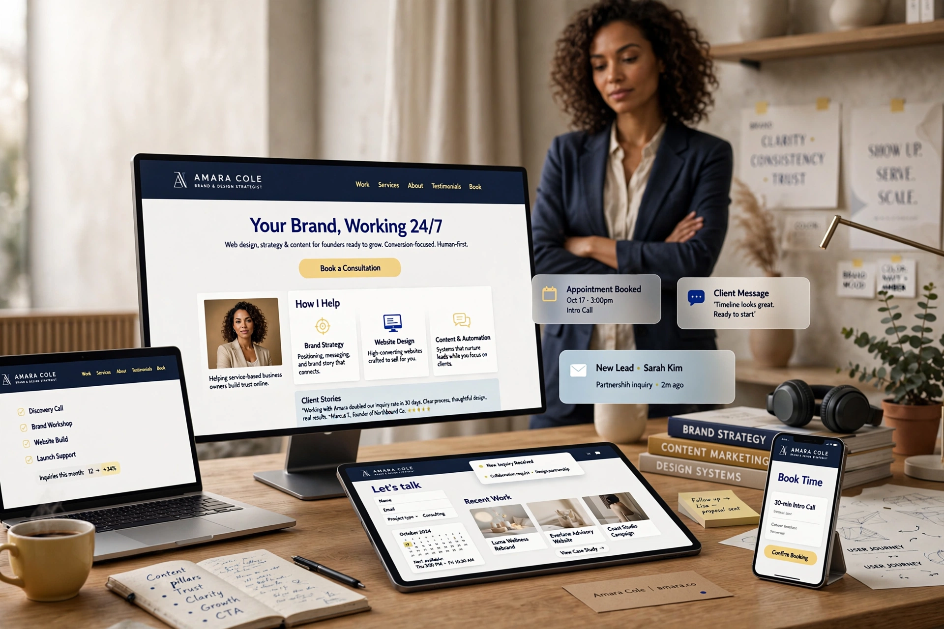 Personal brand website