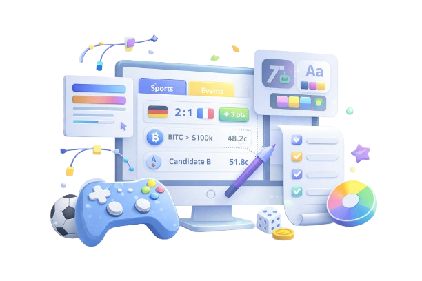 Custom UI/UX Design for Prediction Markets