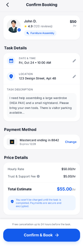 Booking Confirmation
