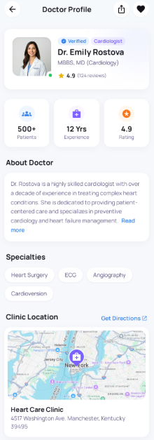 Doctor profile