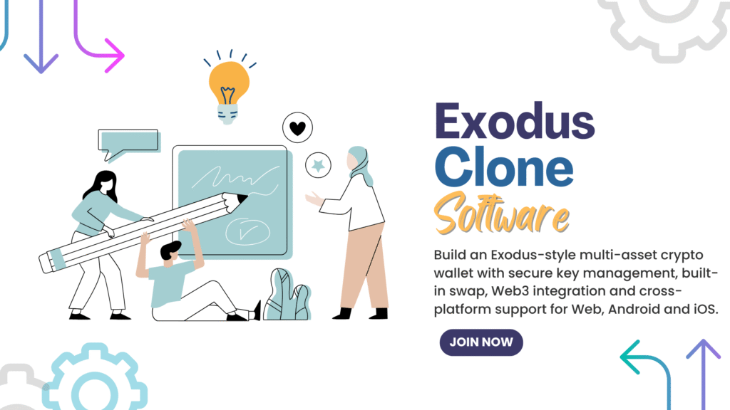 Exodus Clone Software – Build a Secure Multi-Asset Crypto Wallet for Web, Android & iOS