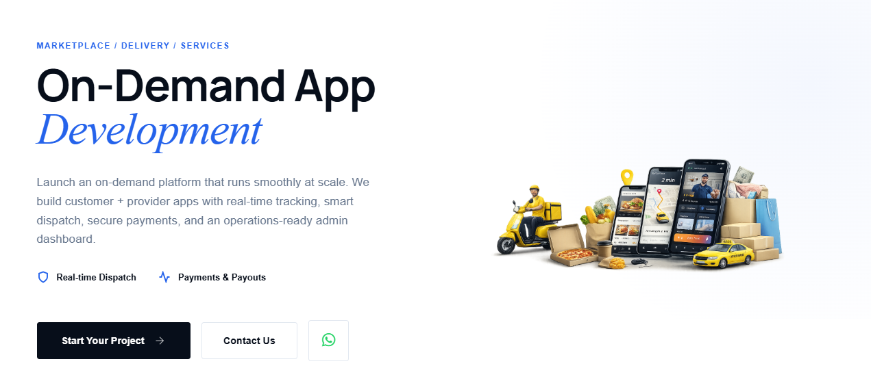 On Demand App Development Company | Build Uber Like Apps