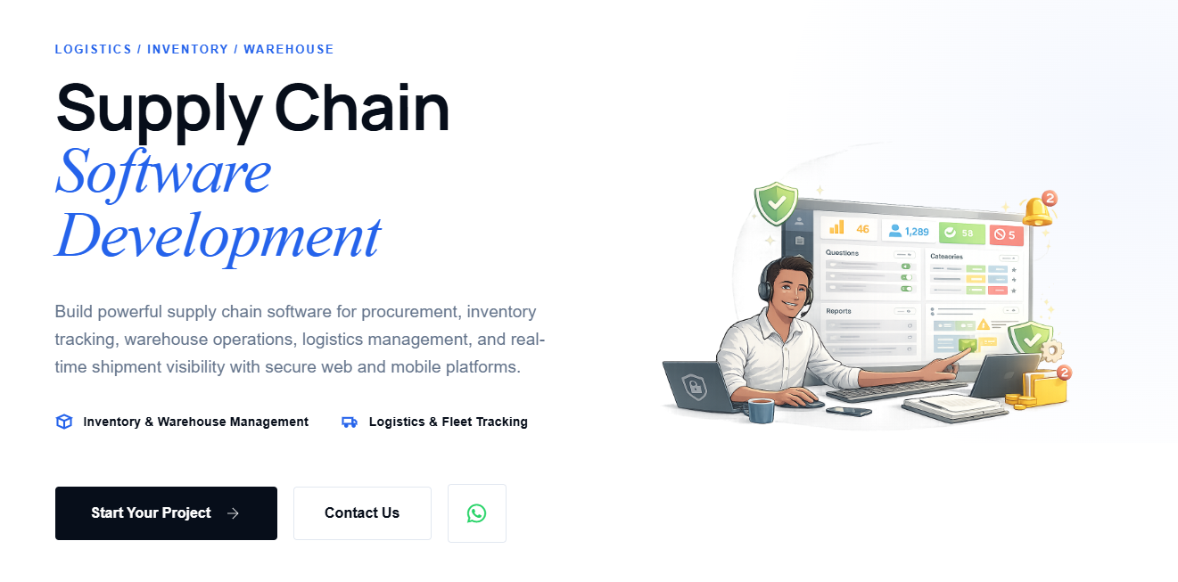 Supply Chain Software Development Company | SCM Solutions